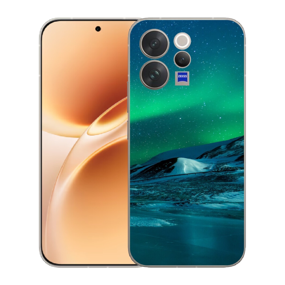 Gélový kryt mmCase na Vivo V70 - polárna žiara