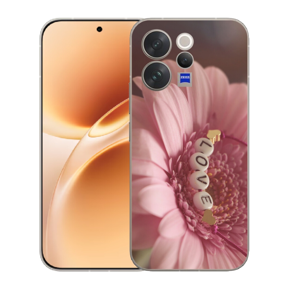 Gélový kryt mmCase na Vivo V70 - prívesok love