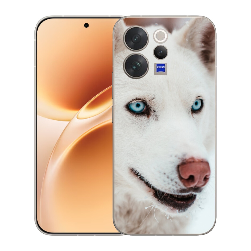 Gélový kryt mmCase na Vivo V70 - psí pohľad