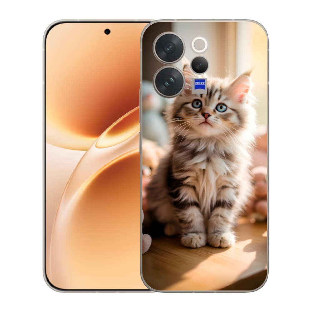 Gélový kryt mmCase na Vivo V70 - roztomilé mačiatko 10