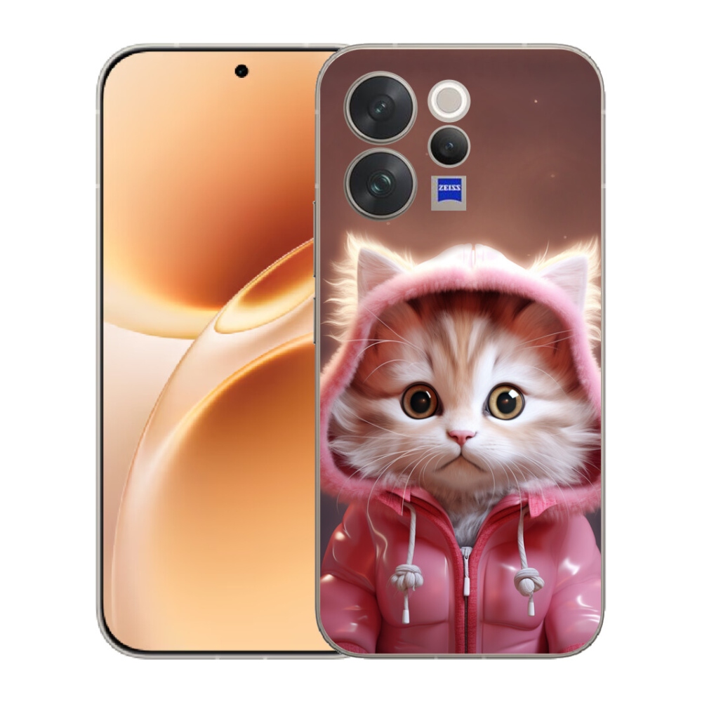 Gélový kryt mmCase na Vivo V70 - roztomilé mačiatko 3
