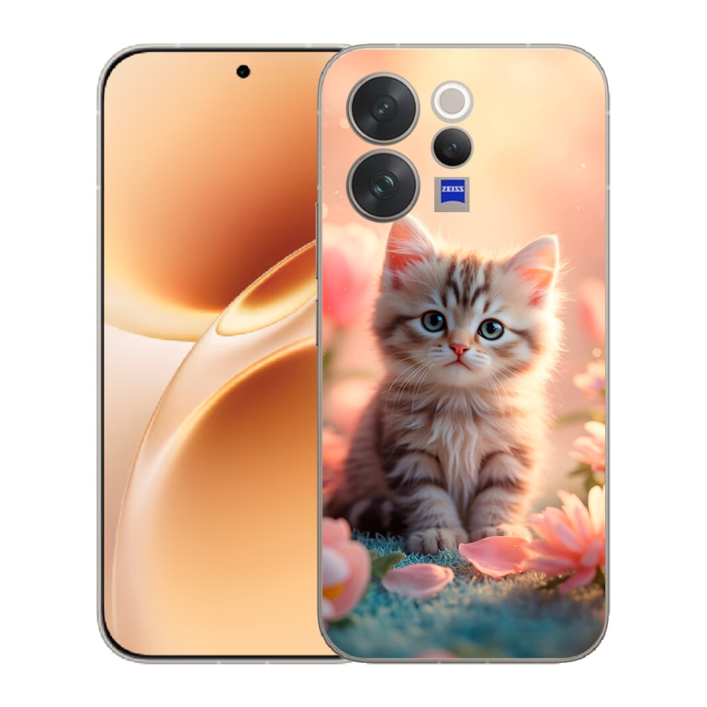 Gélový kryt mmCase na Vivo V70 - roztomilé mačiatko 8