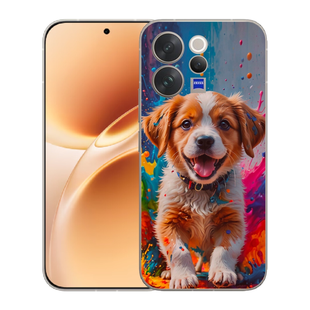 Gélový kryt mmCase na Vivo V70 - roztomilé šteňa 3
