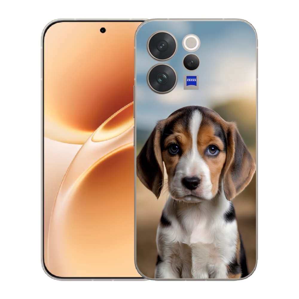 Gélový kryt mmCase na Vivo V70 - roztomilý bígl