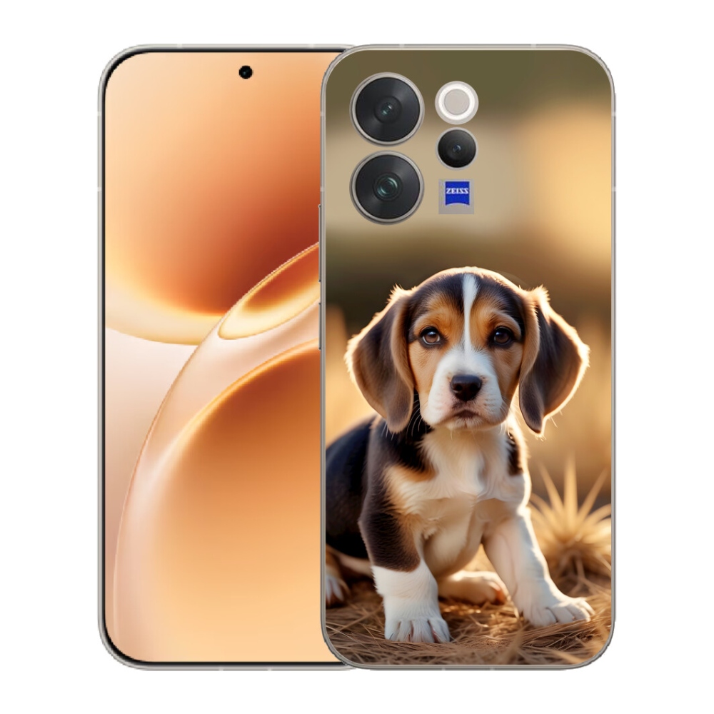 Gélový kryt mmCase na Vivo V70 - roztomilý bígl