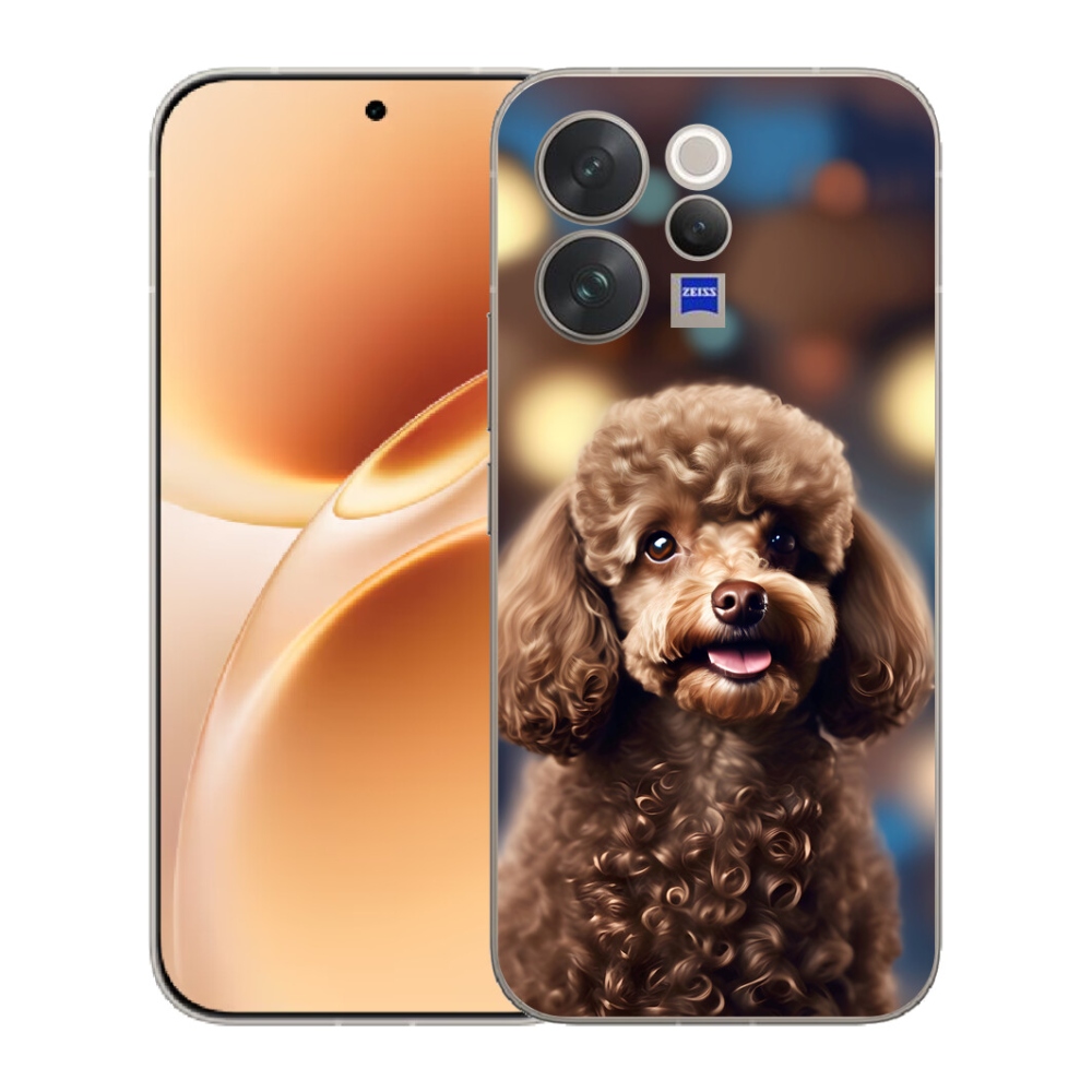 Gélový kryt mmCase na Vivo V70 - roztomilý pudel