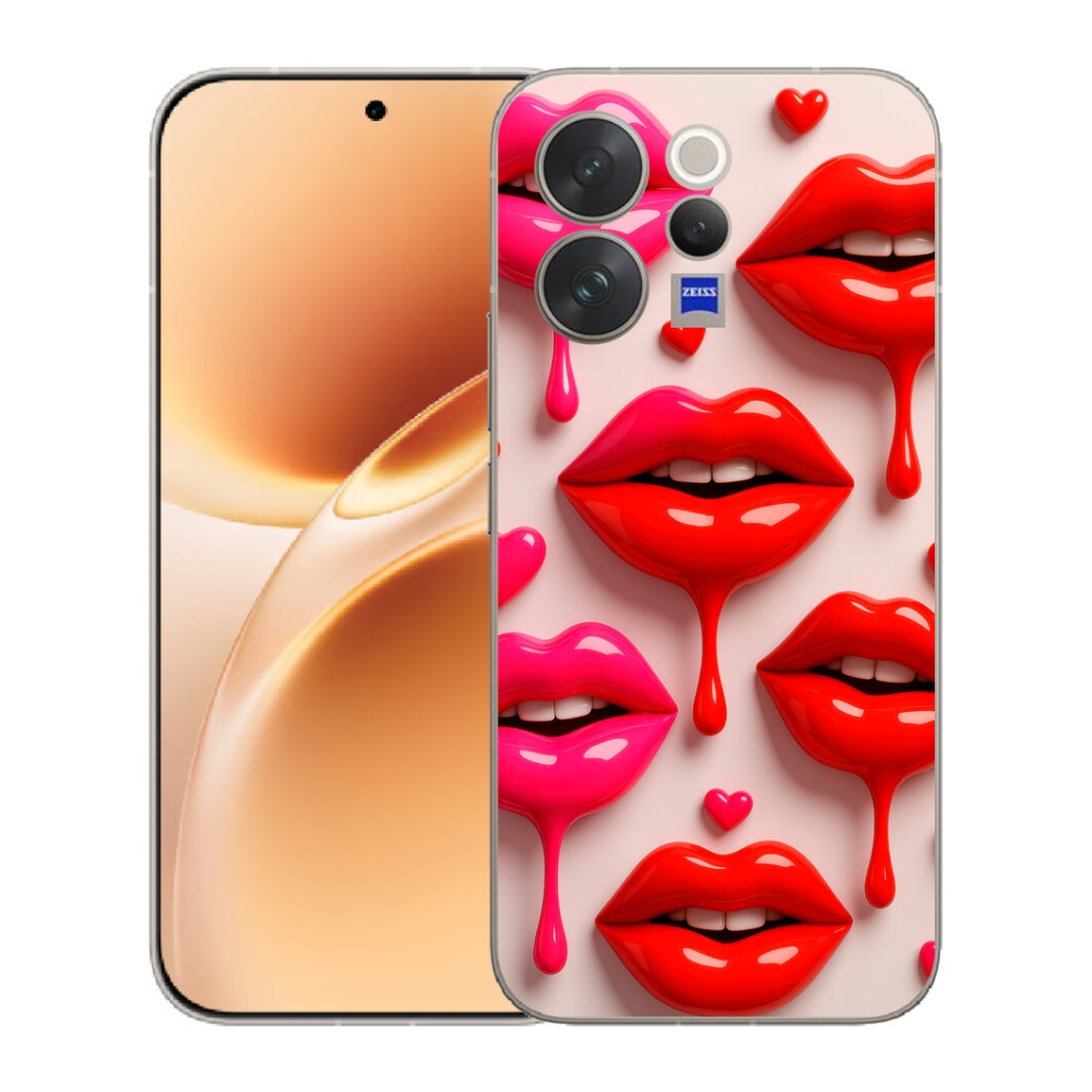 Gélový kryt mmCase na Vivo V70 - pery 2