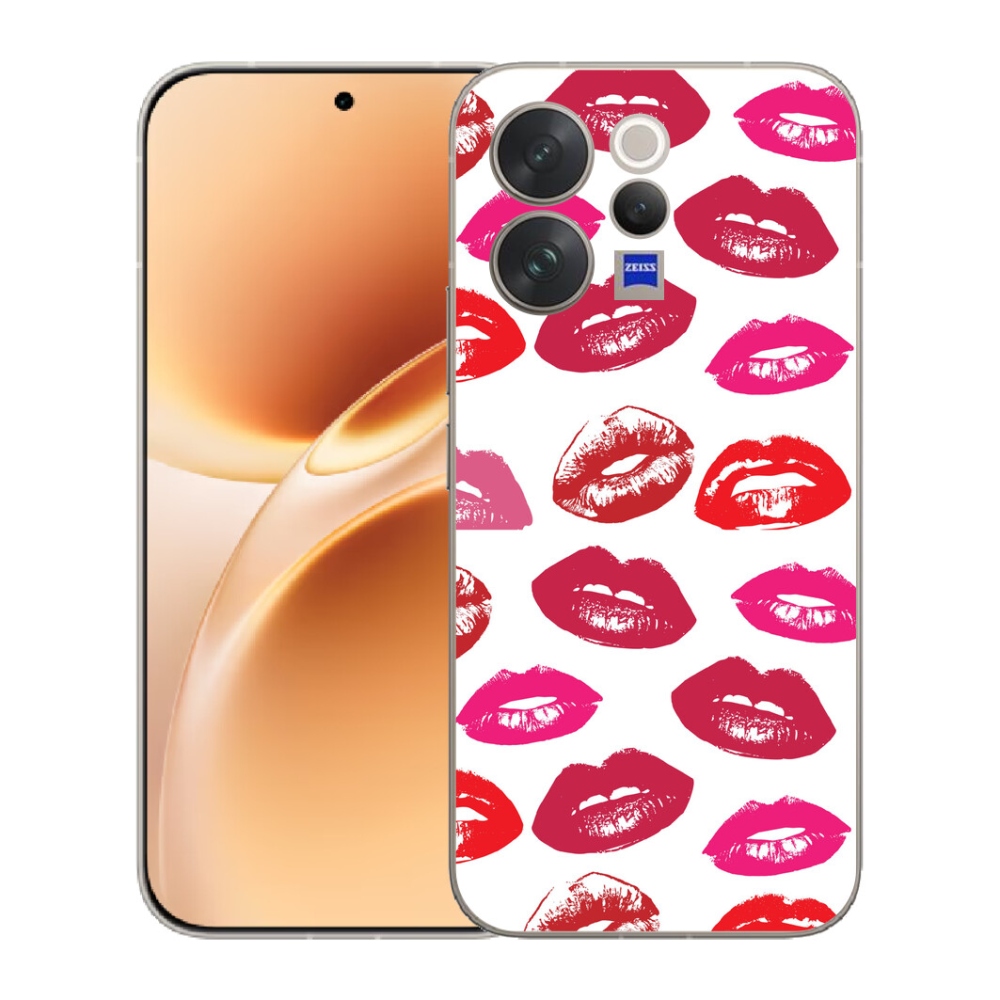 Gélový kryt mmCase na Vivo V70 - pery