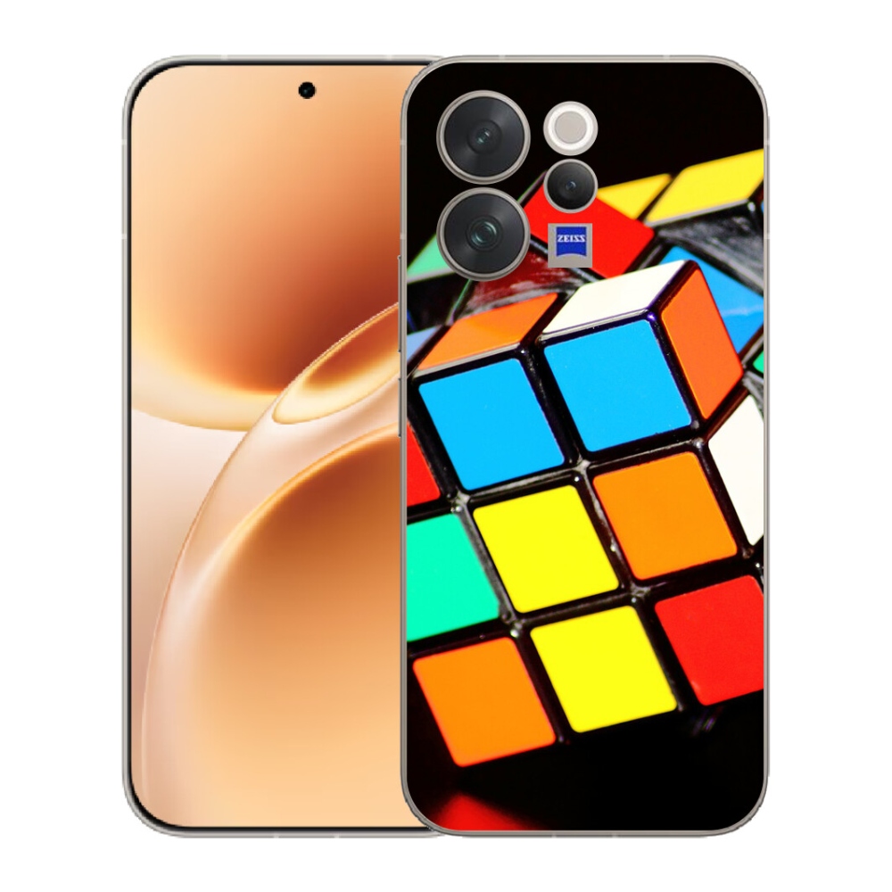 Gélový kryt mmCase na Vivo V70 - rubikova kocka
