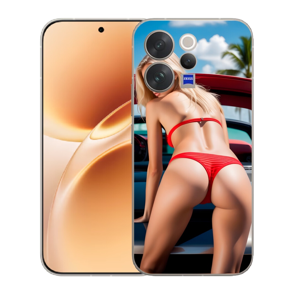 Gélový kryt mmCase na Vivo V70 - sexy žena 2