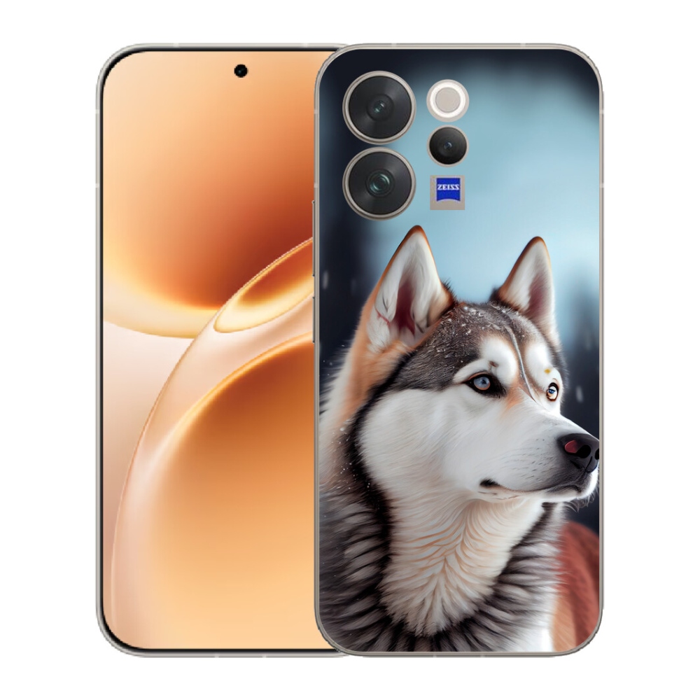 Gélový kryt mmCase na Vivo V70 - sibírsky husky
