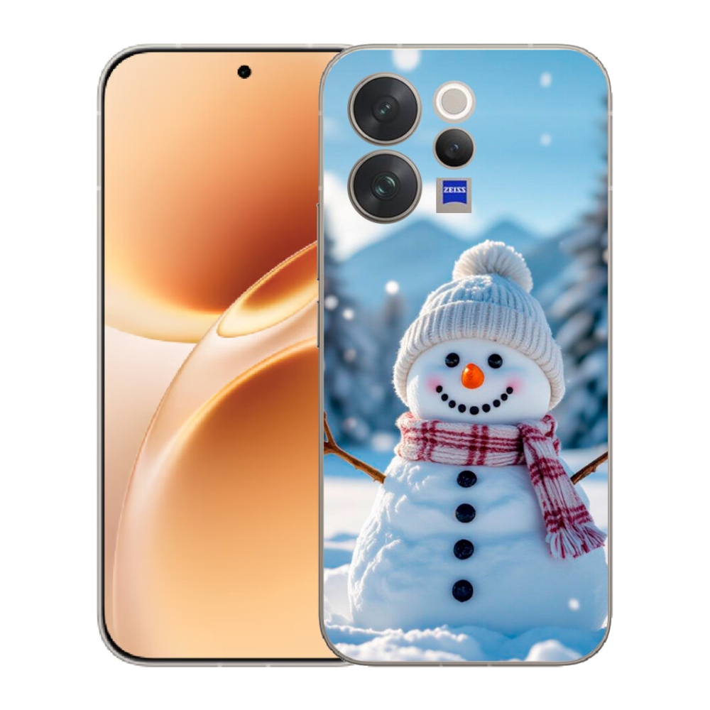 Gélový kryt mmCase na Vivo V70 - snehuliak 3