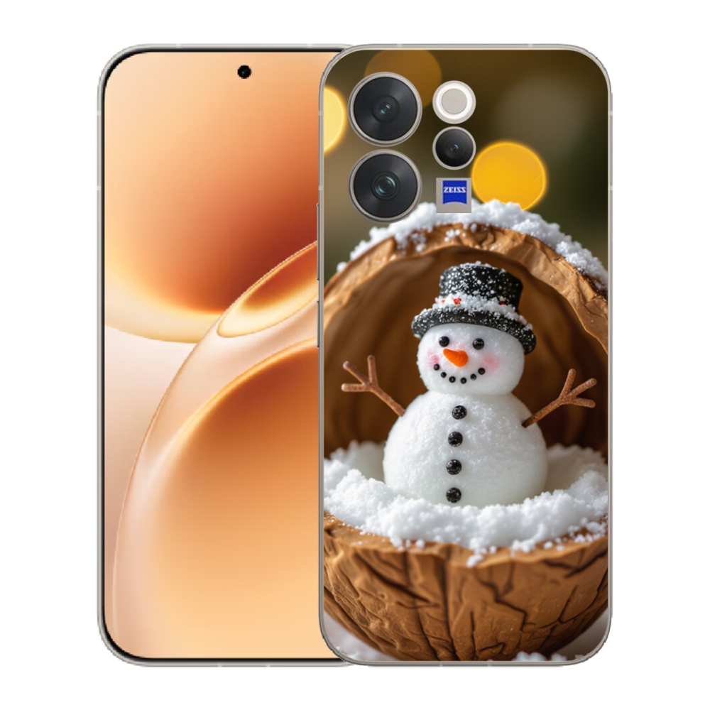 Gélový kryt mmCase na Vivo V70 - snehuliak 4