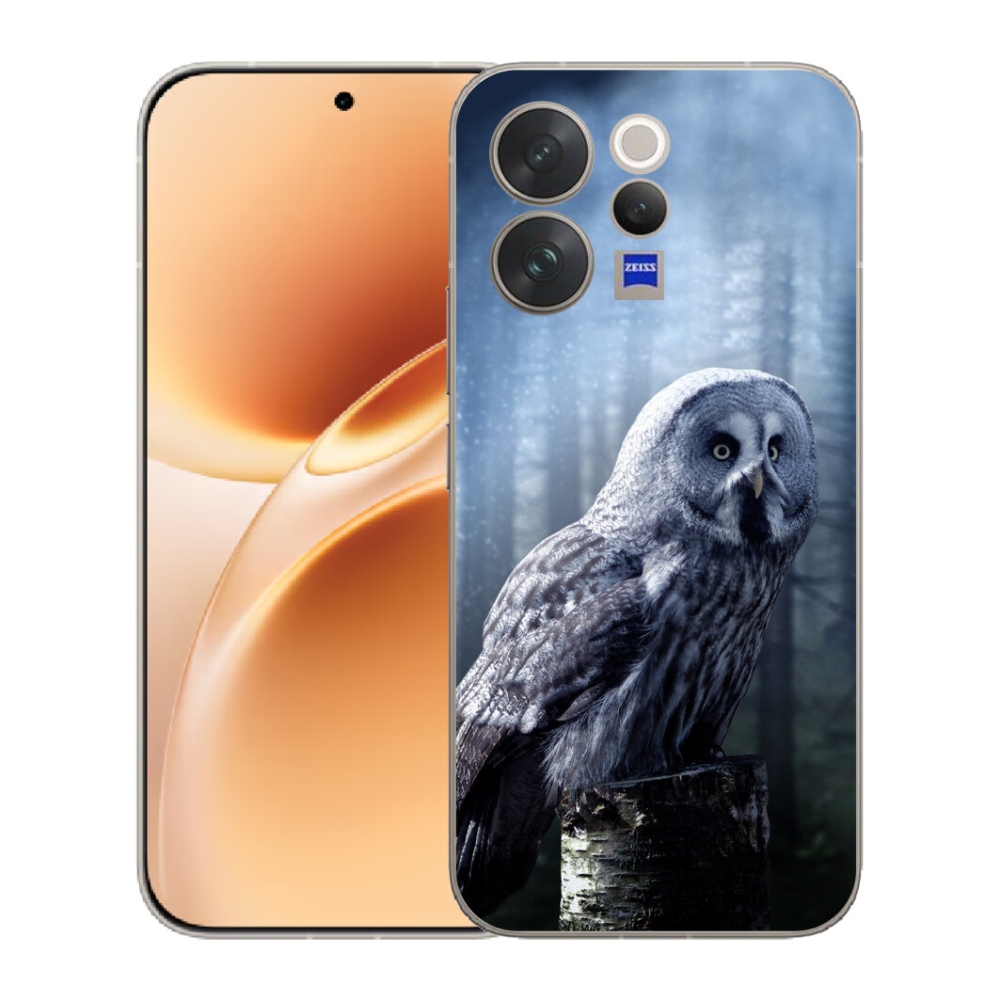 Gélový kryt mmCase na Vivo V70 - sova