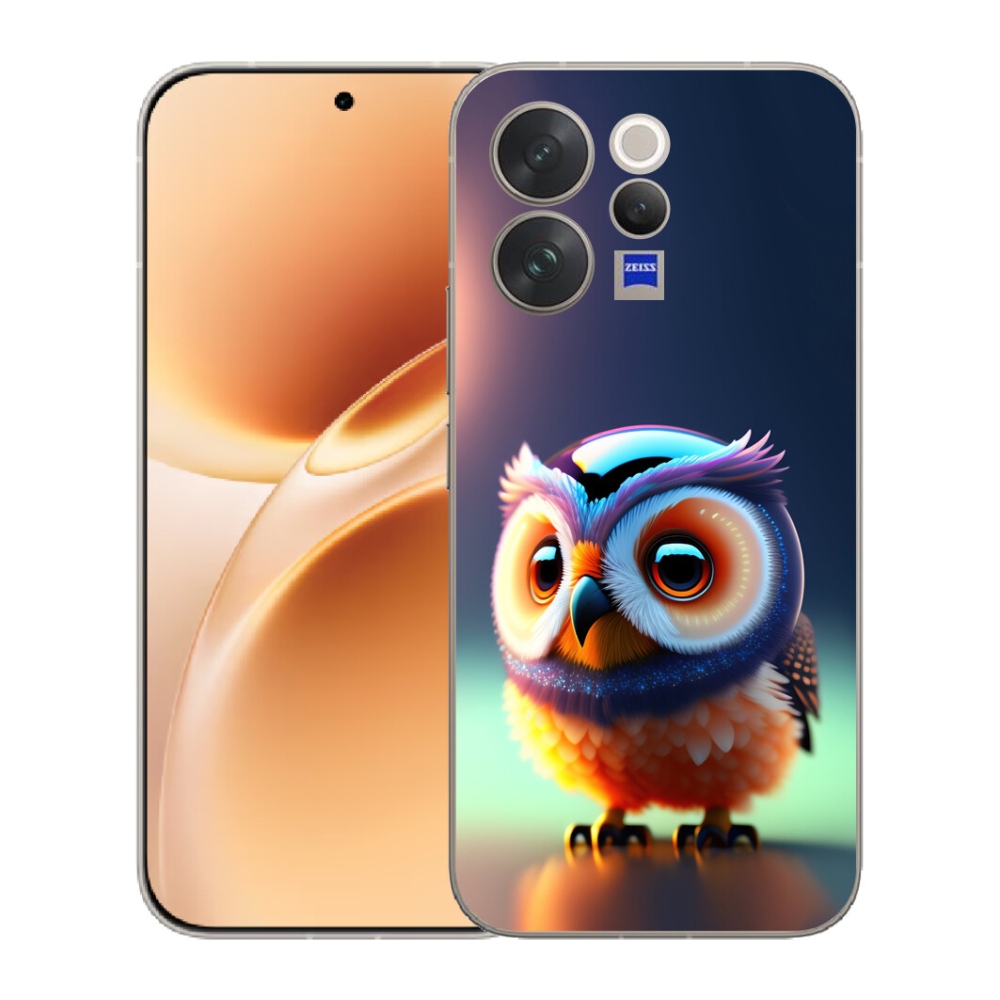 Gélový kryt mmCase na Vivo V70 - sovička