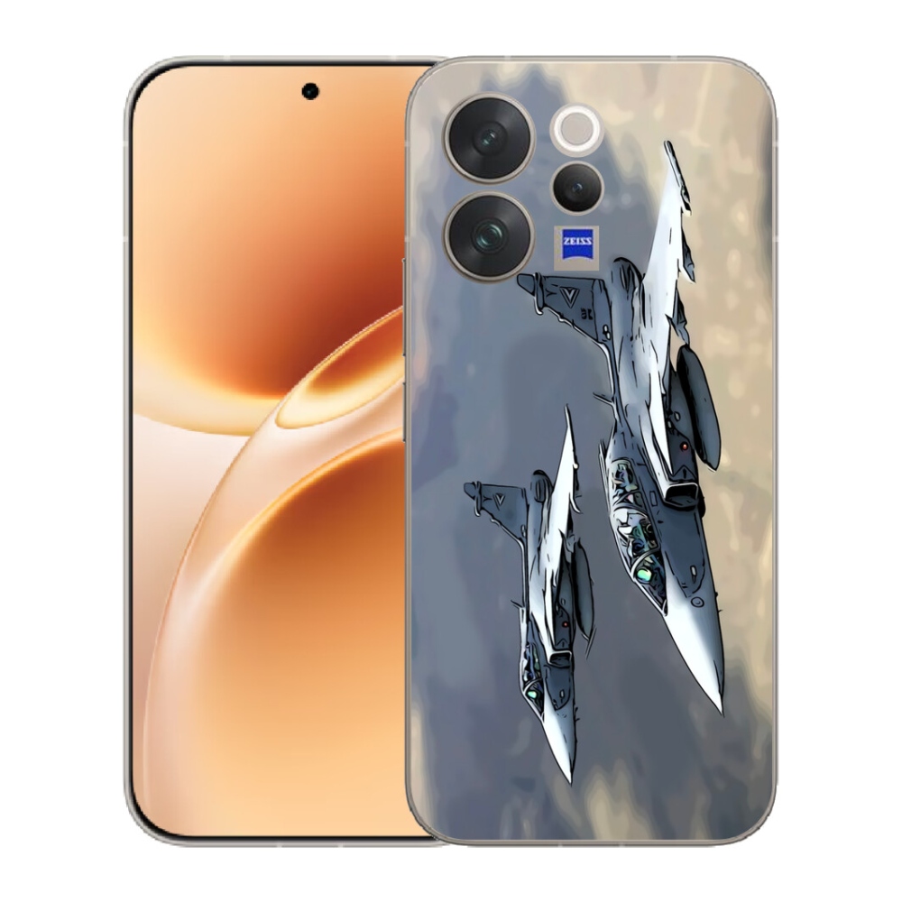 Gélový kryt mmCase na Vivo V70 - stíhačky