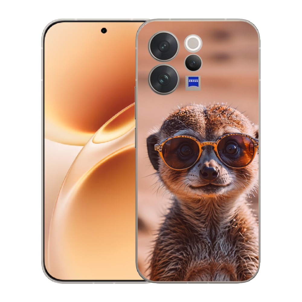 Gélový kryt mmCase na Vivo V70 - štýlová surikata