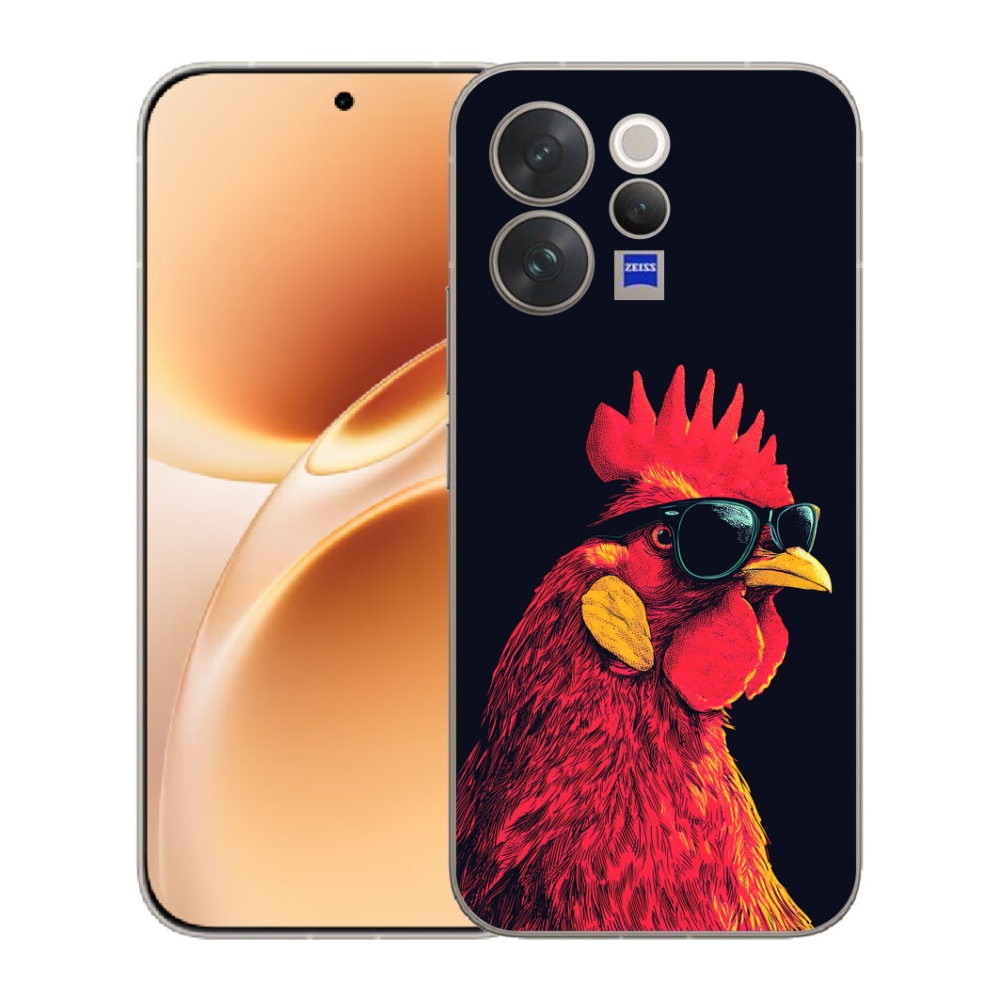 Gélový kryt mmCase na Vivo V70 - štýlový kohút