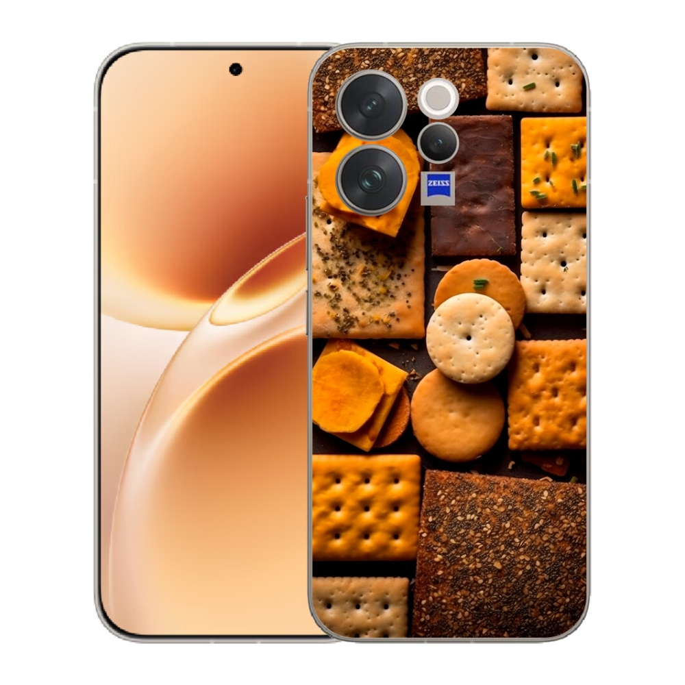 Gélový kryt mmCase na Vivo V70 - sušienky
