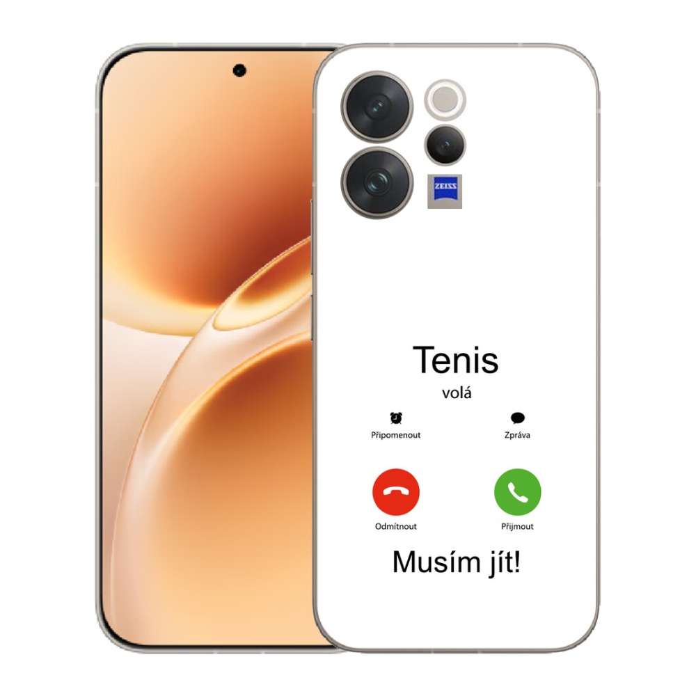 Gélový kryt mmCase na Vivo V70 - tenis volá biele pozadie
