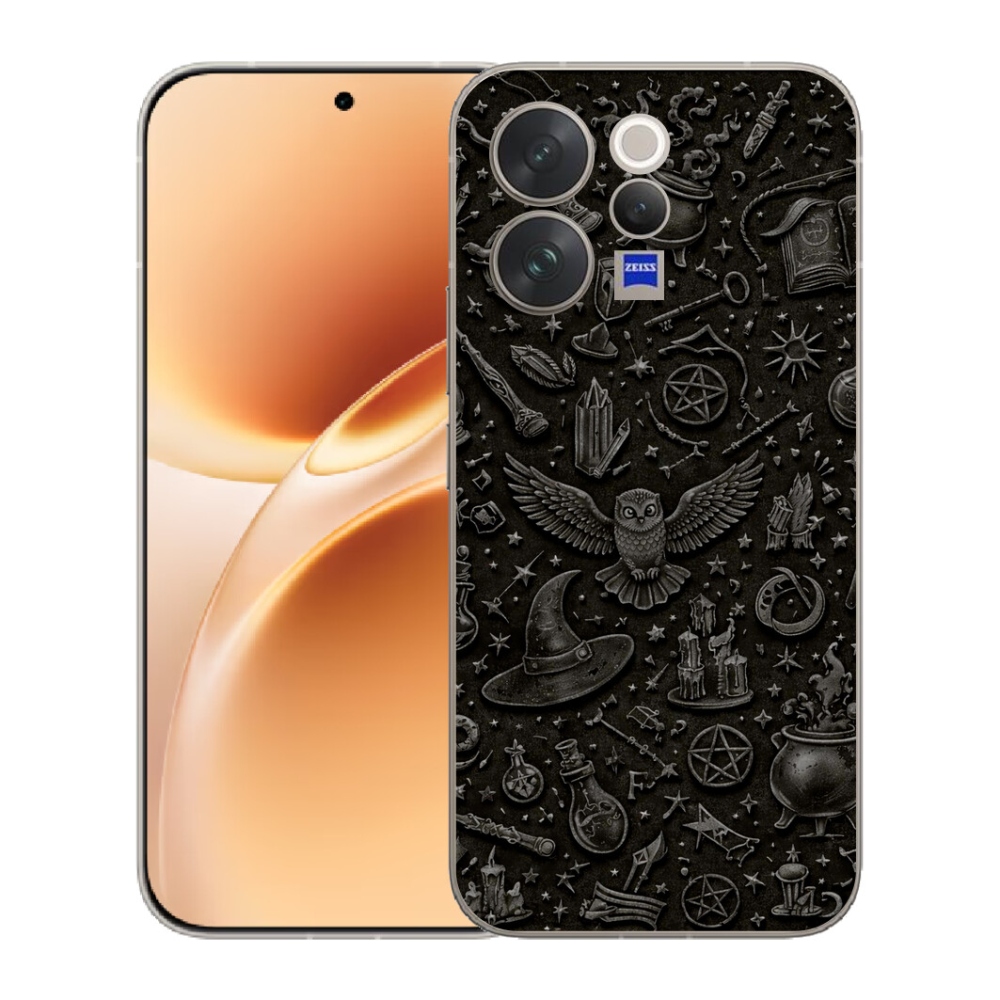 Gélový kryt mmCase na Vivo V70 - tmavý magický svet