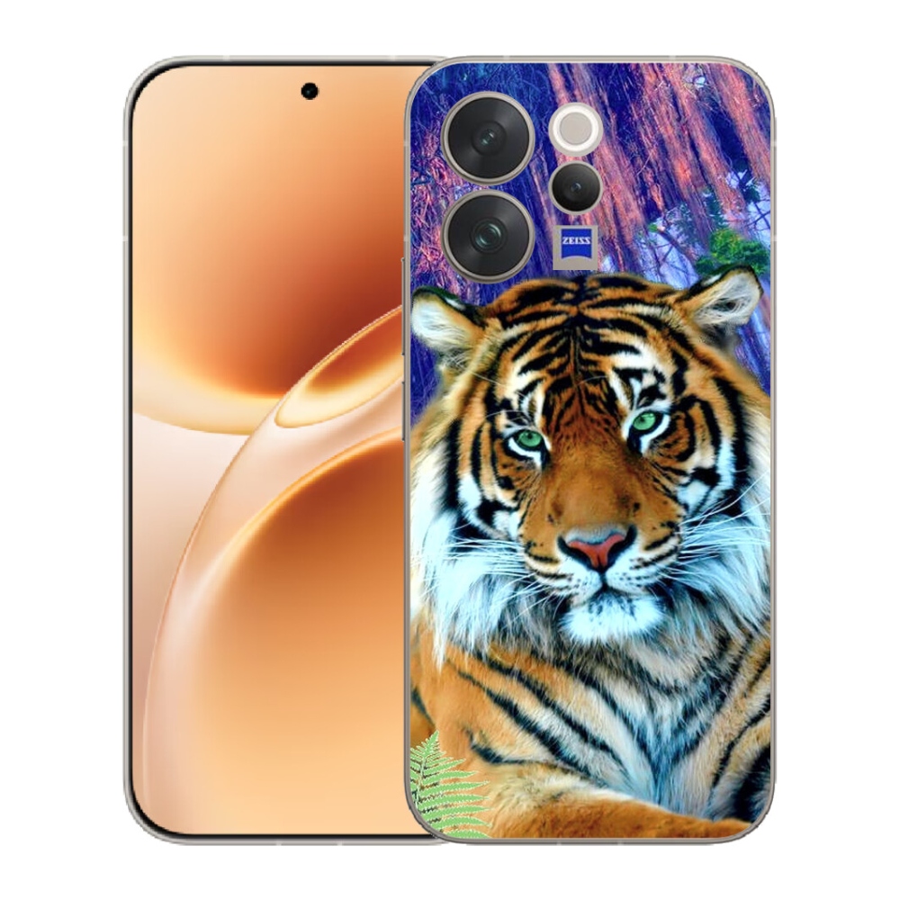 Gélový kryt mmCase na Vivo V70 - tiger