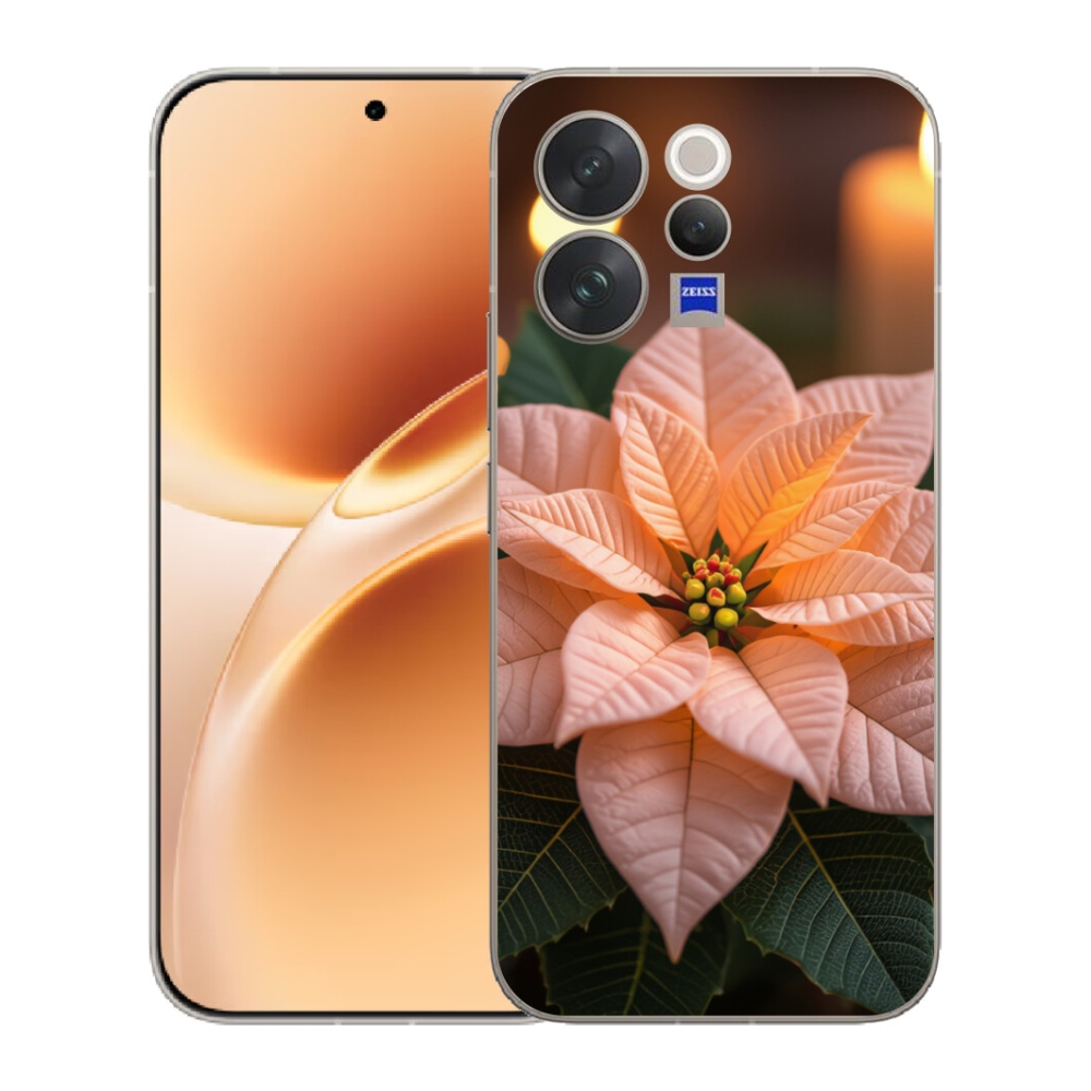 Gélový kryt mmCase na Vivo V70 - vianočná hviezda