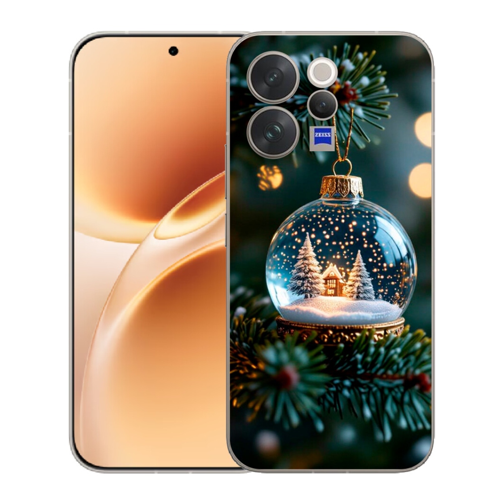 Gélový kryt mmCase na Vivo V70 - vianočné gule 2