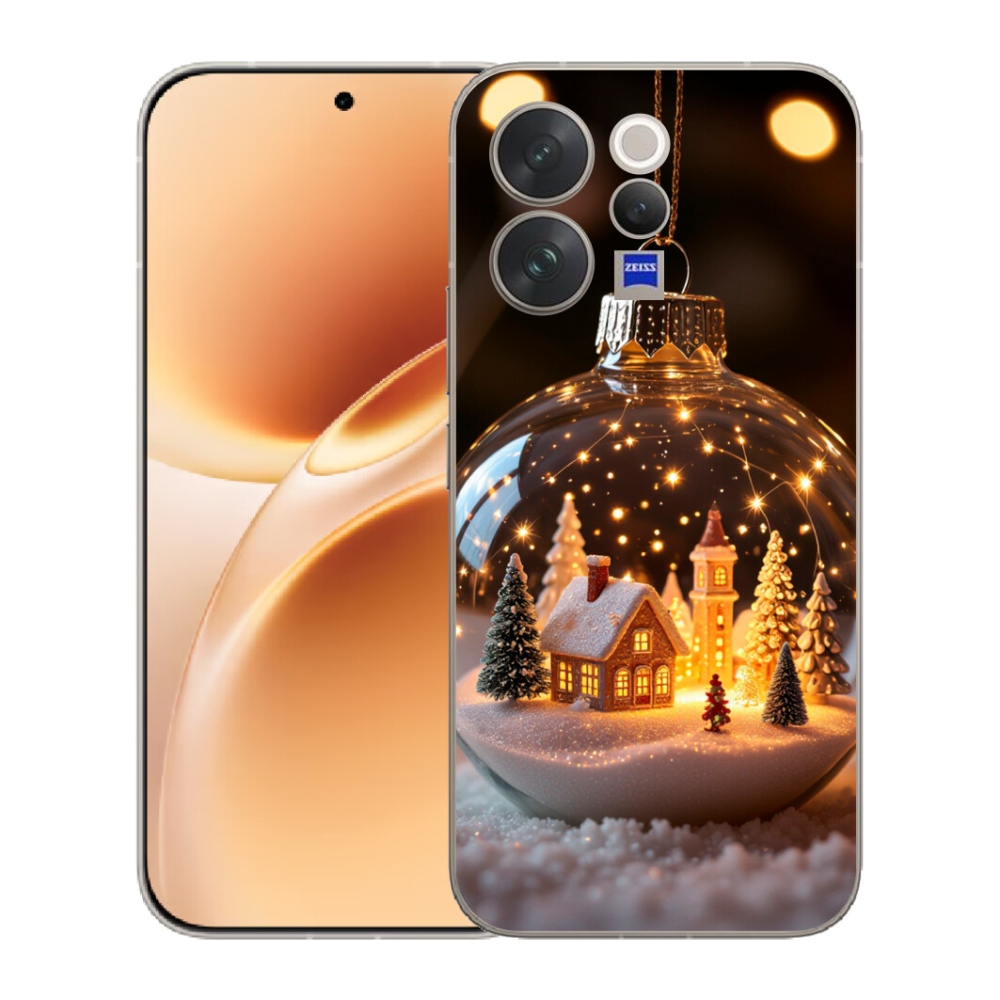Gélový kryt mmCase na Vivo V70 - vianočné gule 3