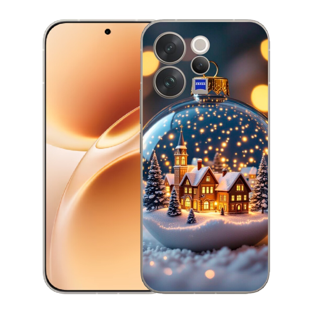 Gélový kryt mmCase na Vivo V70 - vianočné gule 4