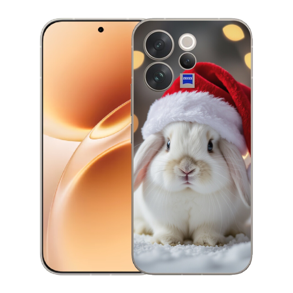 Gélový kryt mmCase na Vivo V70 - vianočný králik
