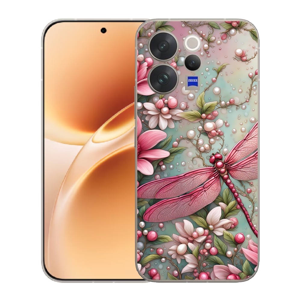 Gélový kryt mmCase na Vivo V70 - vážka