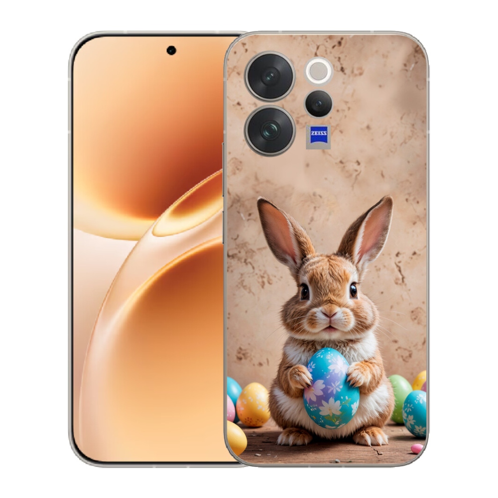 Gélový kryt mmCase na Vivo V70 - veľkonočný zajačik