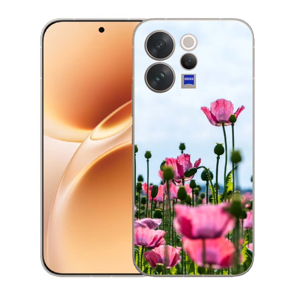 Gélový kryt mmCase na Vivo V70 - vlčí mak