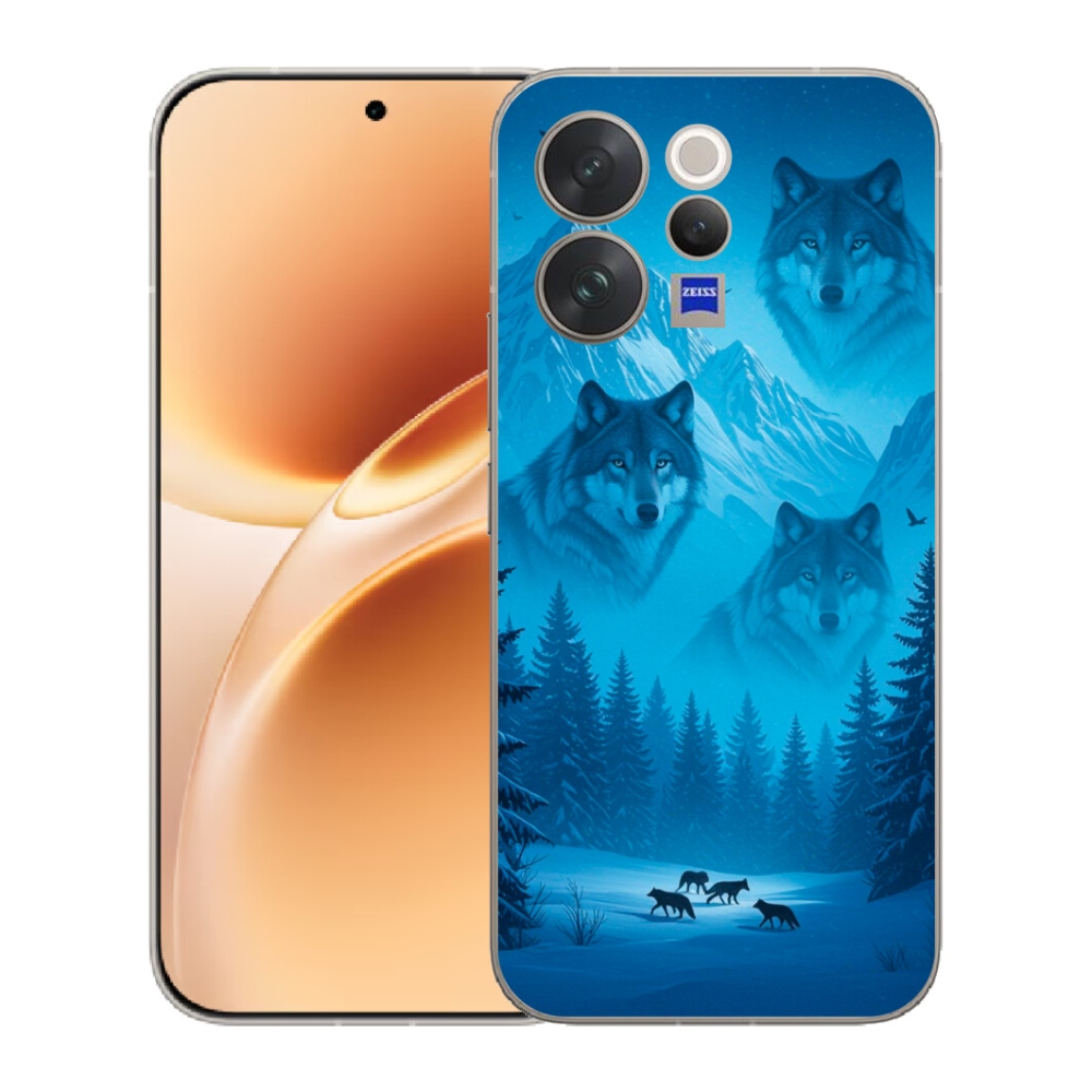 Gélový kryt mmCase na Vivo V70 - vlčia svorka