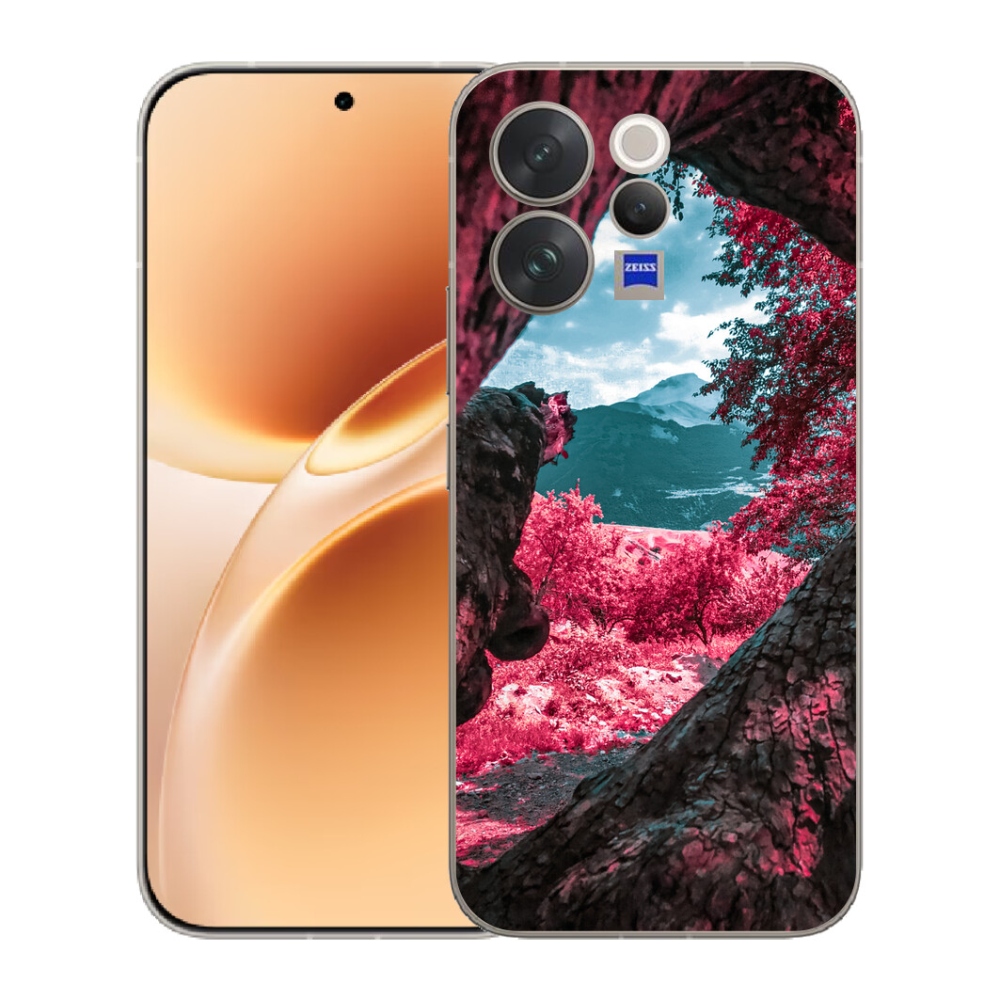 Gélový kryt mmCase na Vivo V70 - výhľad na hory