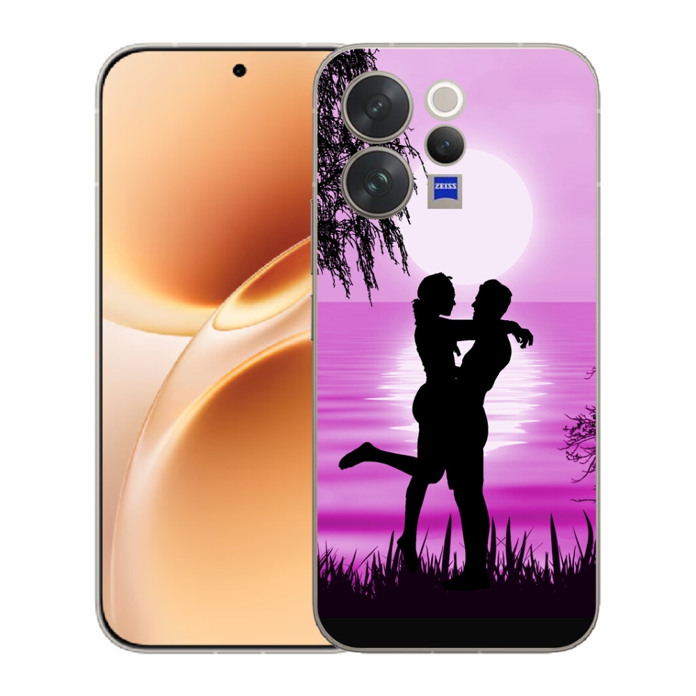 Gélový kryt mmCase na Vivo V70 - západ slnka