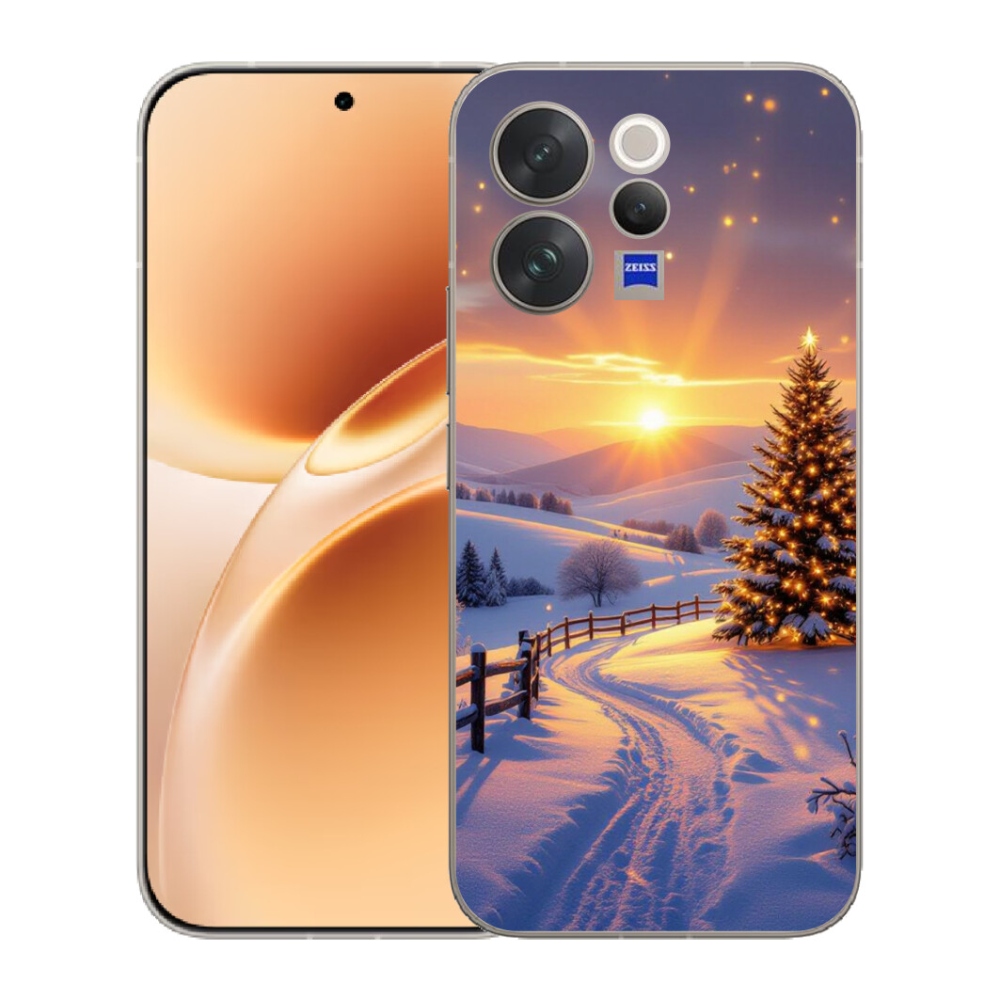 Gélový kryt mmCase na Vivo V70 - zimná krajina