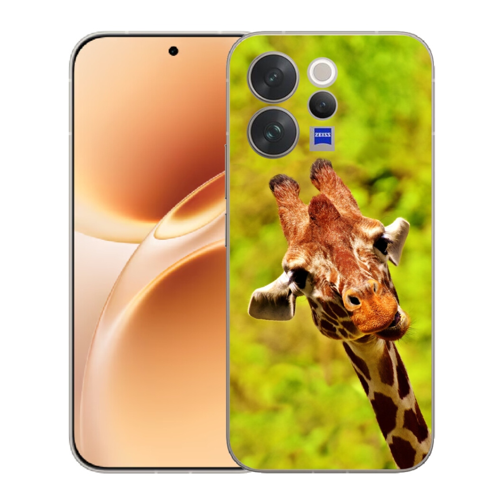 Gélový kryt mmCase na Vivo V70 - žirafa