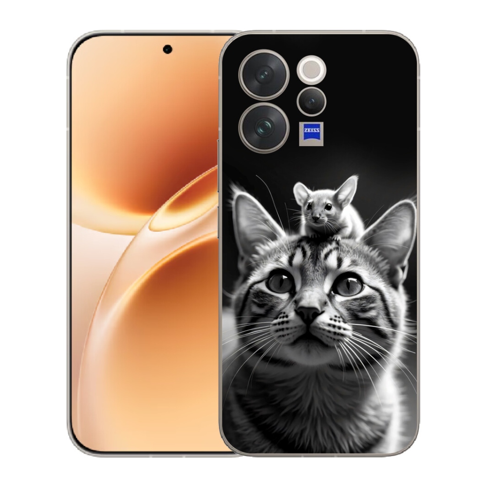 Gélový kryt mmCase na Vivo V70 - zvieracie priateľstvo 2