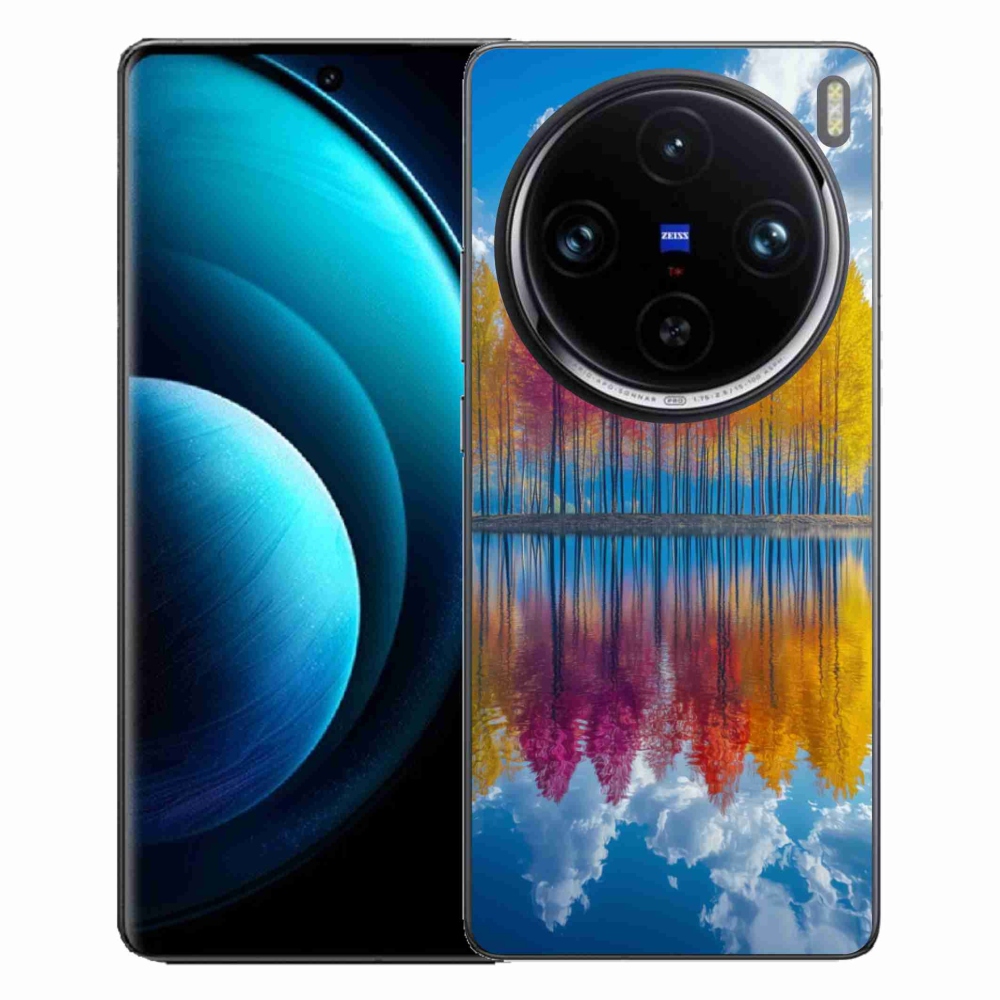 Gélový kryt mmCase na Vivo X100 Pre 5G - farebné stromy