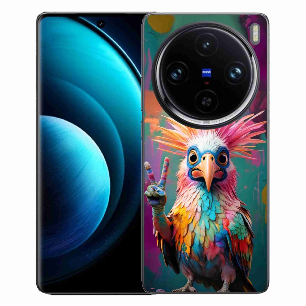Gélový kryt mmCase na Vivo X100 Pro 5G - farebný rebel
