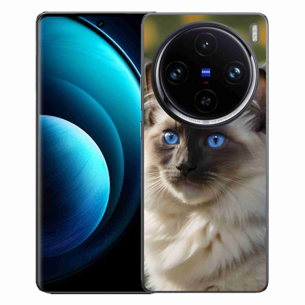 Gélový kryt mmCase na Vivo X100 Pro 5G - biely ragdoll