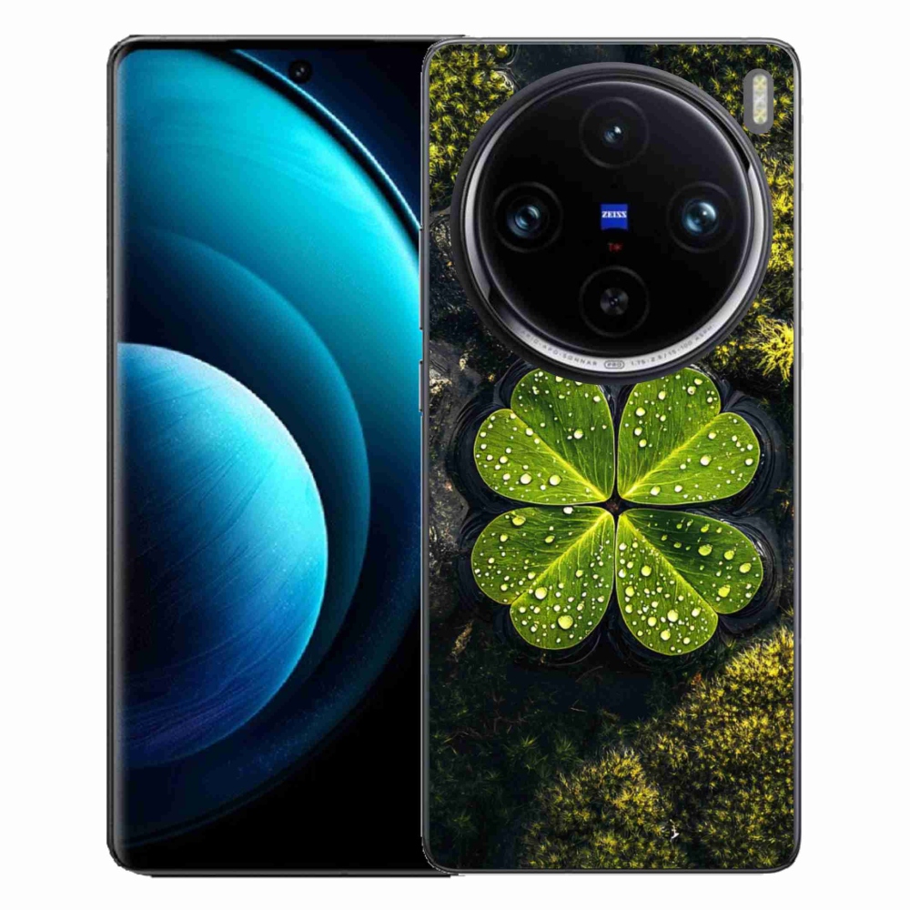 Gélový kryt mmCase na Vivo X100 Pro 5G - štvorlístok