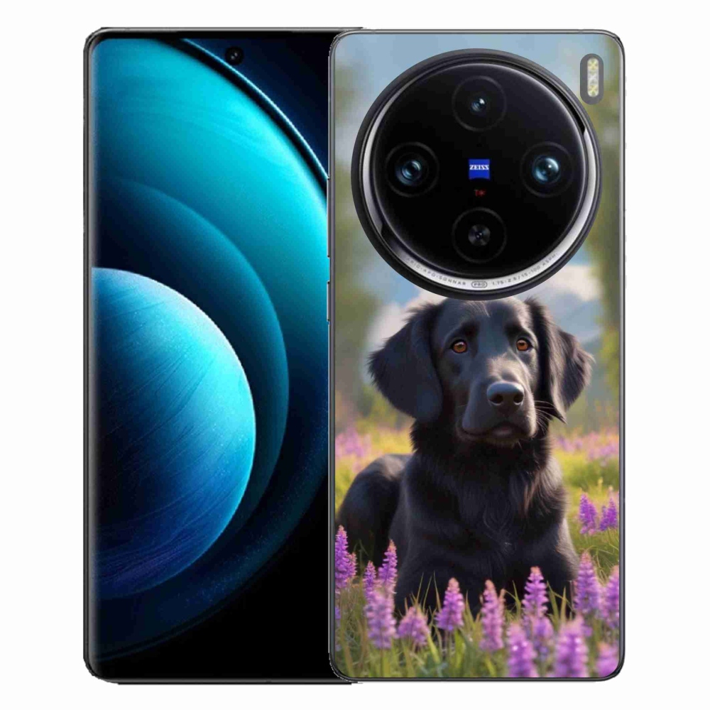 Gélový kryt mmCase na Vivo X100 Pro 5G - elegantný čierny retriever