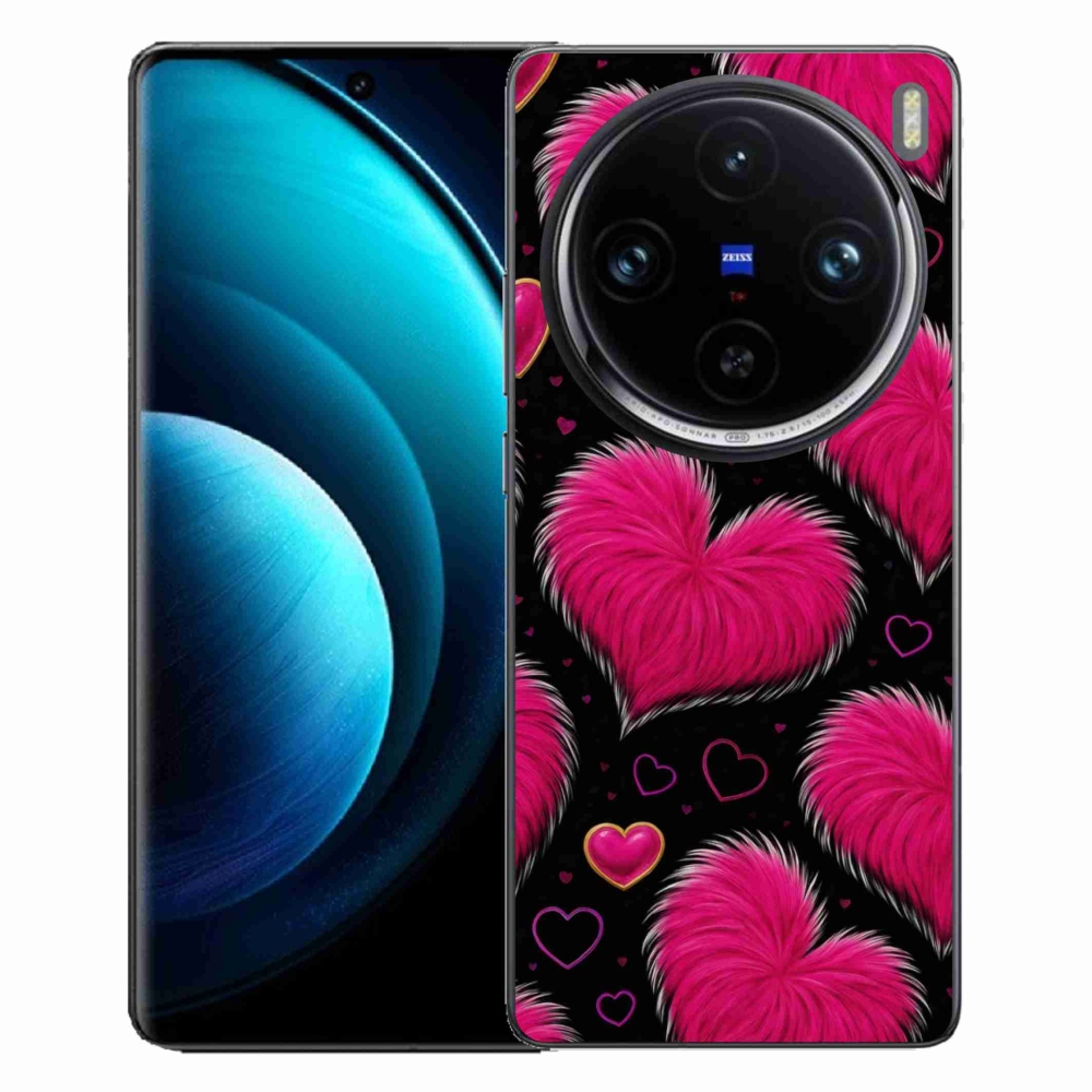 Gélový kryt mmCase na Vivo X100 Pro 5G - hebké srdce