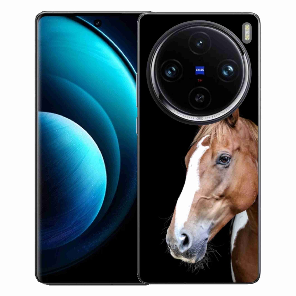 Gélový kryt mmCase na Vivo X100 Pro 5G - hnedý kôň 3