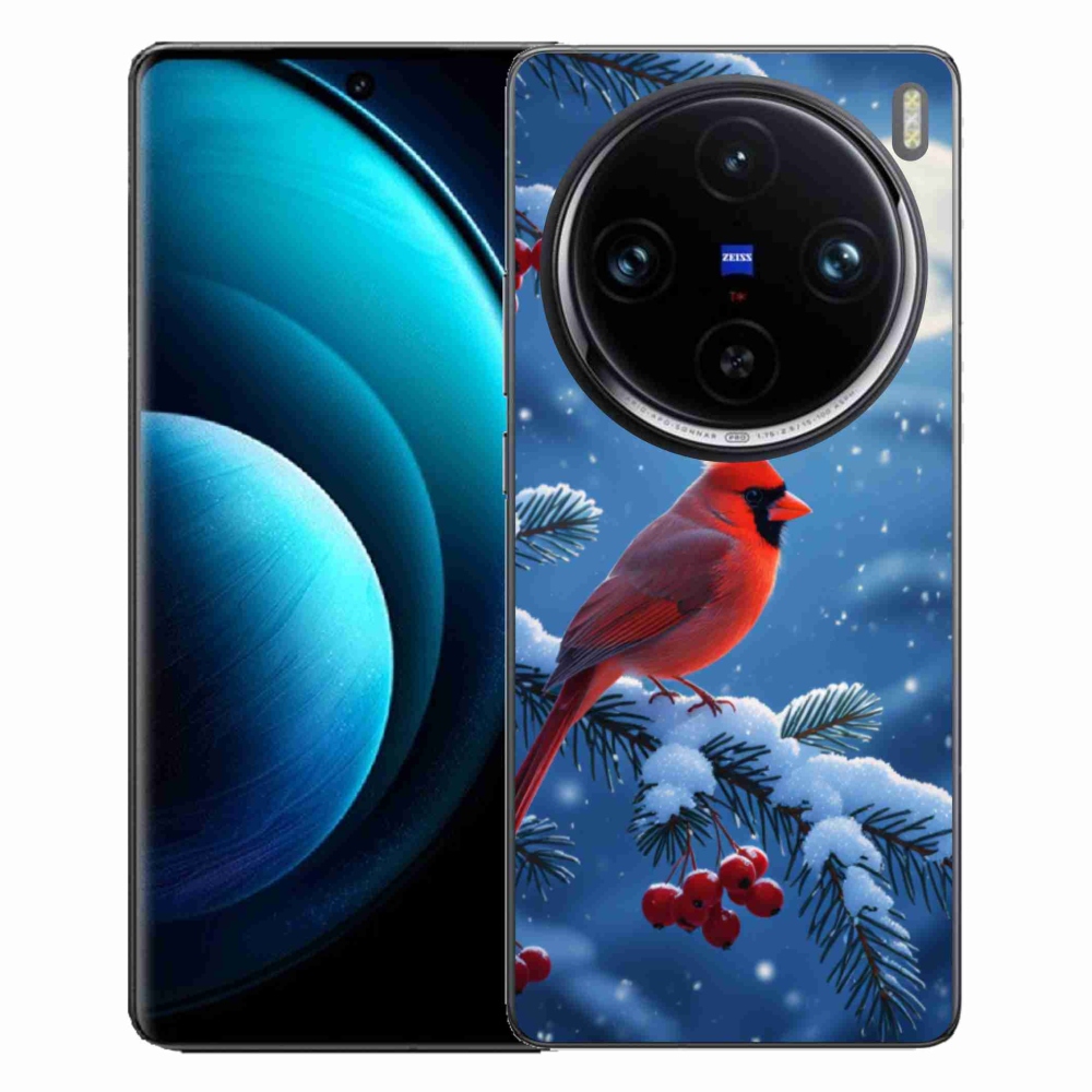 Gélový kryt mmCase na Vivo X100 Pro 5G - kardinál červený