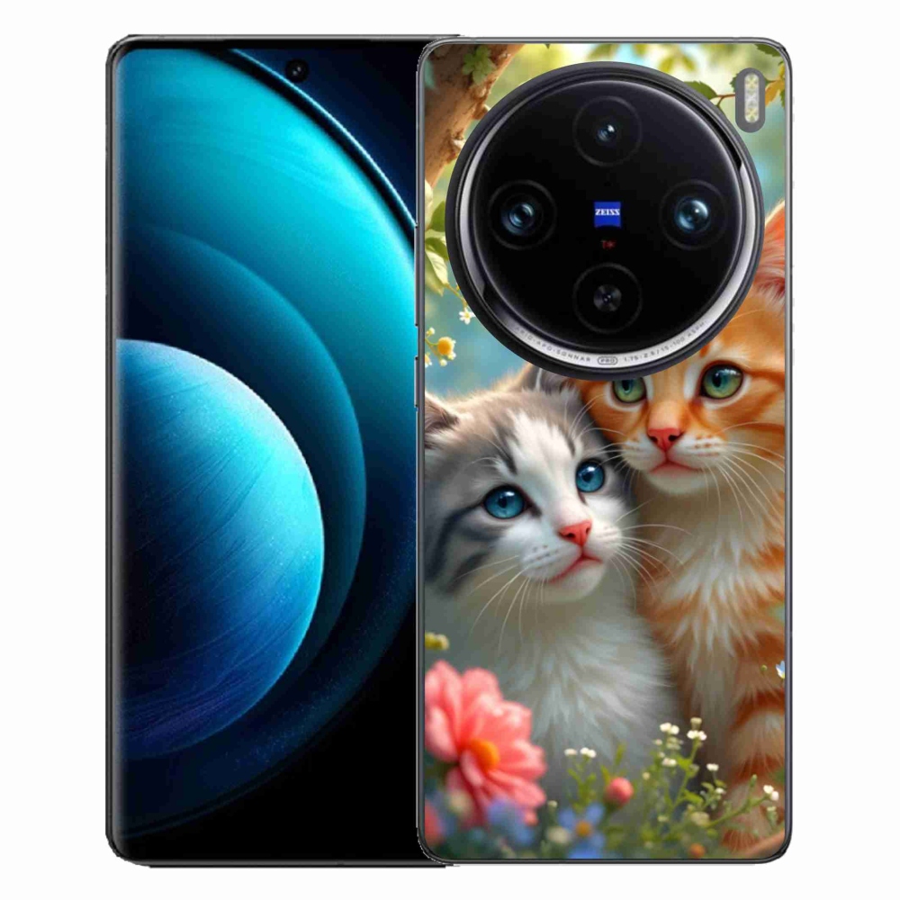 Gélový kryt mmCase na Vivo X100 Pro 5G - mačacia láska 2