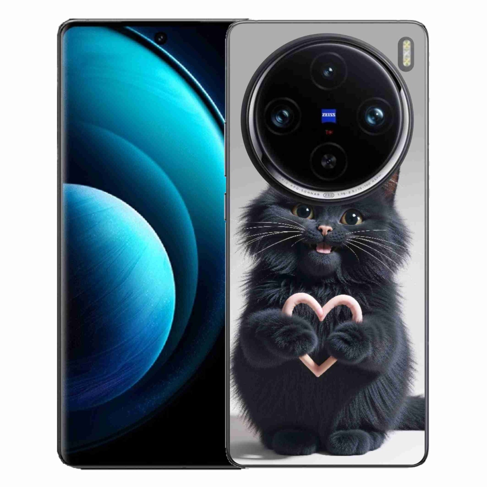 Gélový kryt mmCase na Vivo X100 Pro 5G - mačacia láska 3